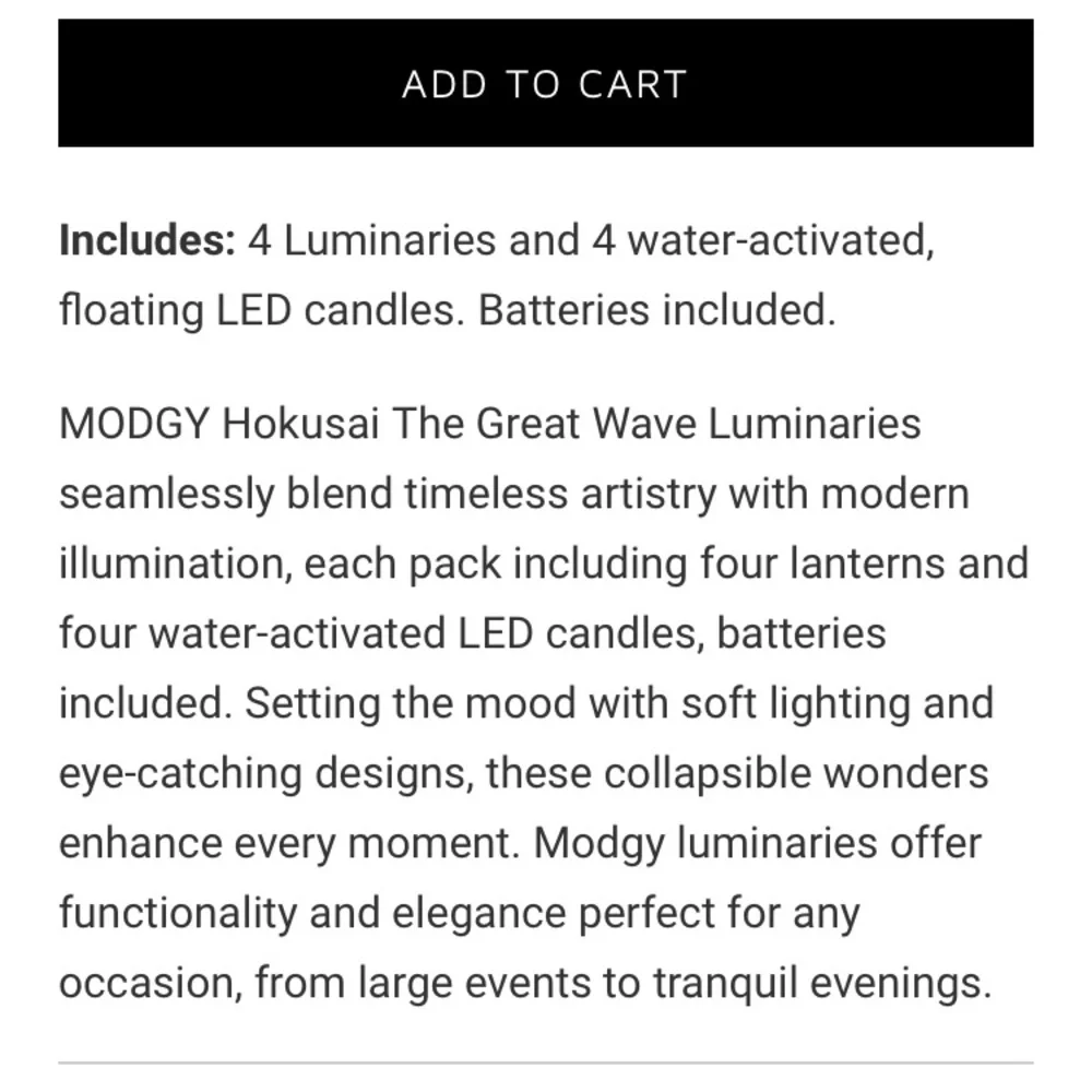 MODGY 🌊 Hokusai Wave Luminary Lanterns